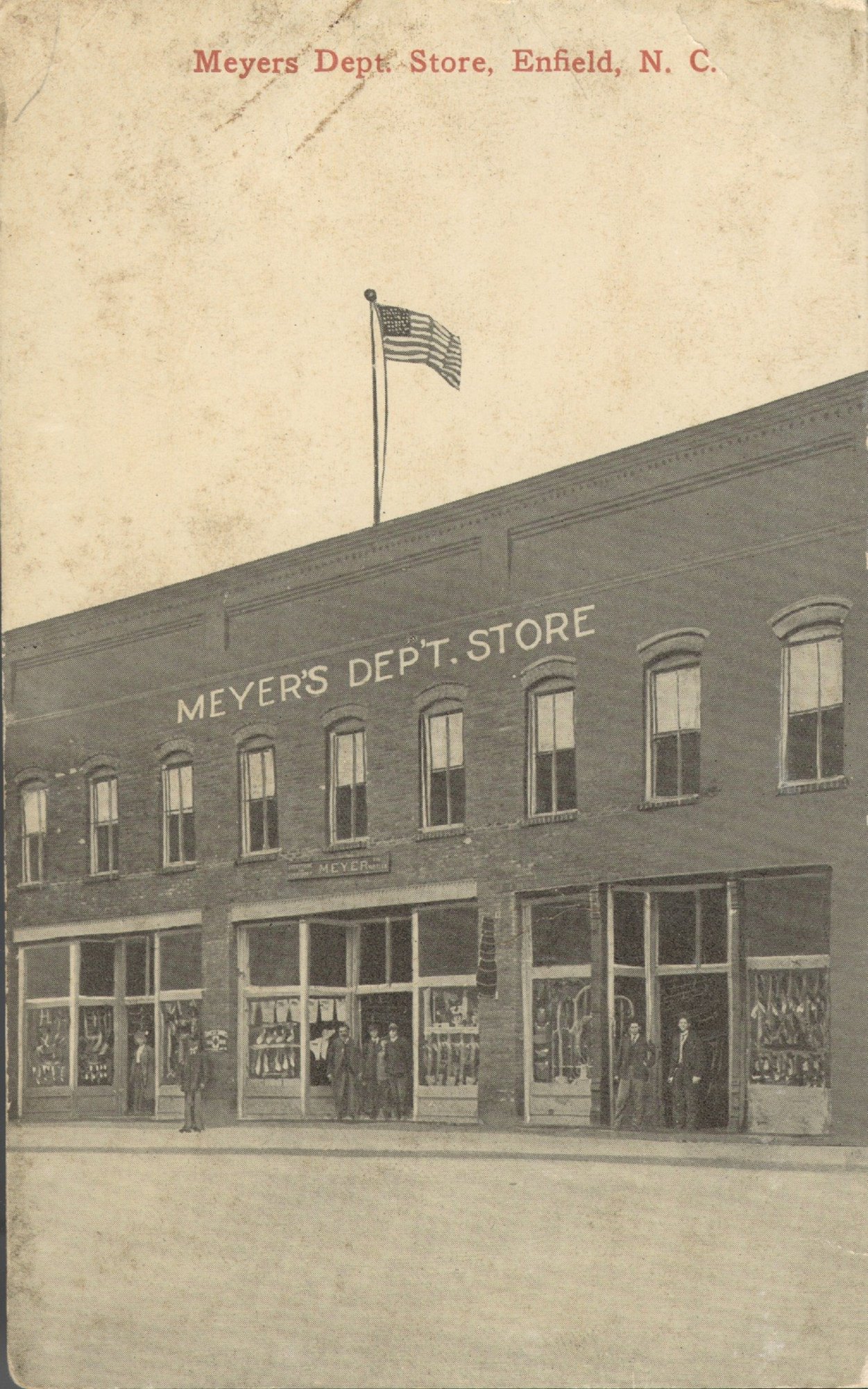 Historic photograph of Meyer’s Department Store in Enfield