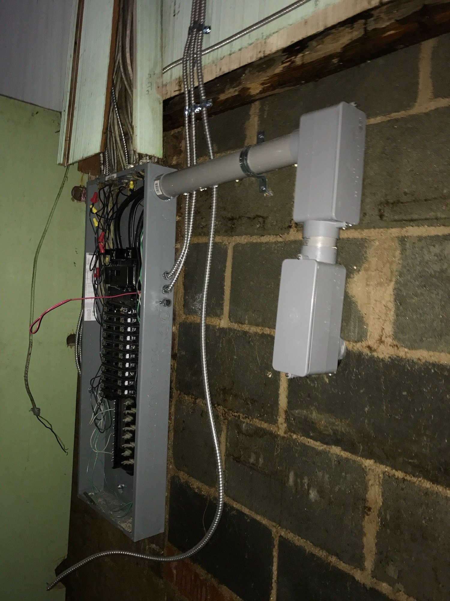 New electrical rough-in during renovation