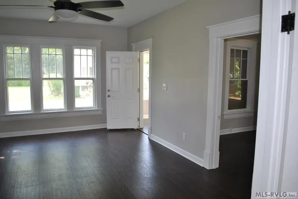 Open living area at 225 Bond Street